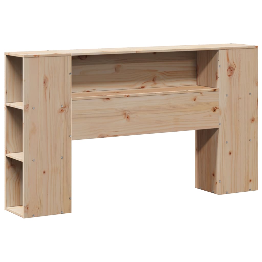 Bookcase Bed without Mattress 140x200cm Solid Wood Pine - Bargainia.com - 8721158614193 - 3322632