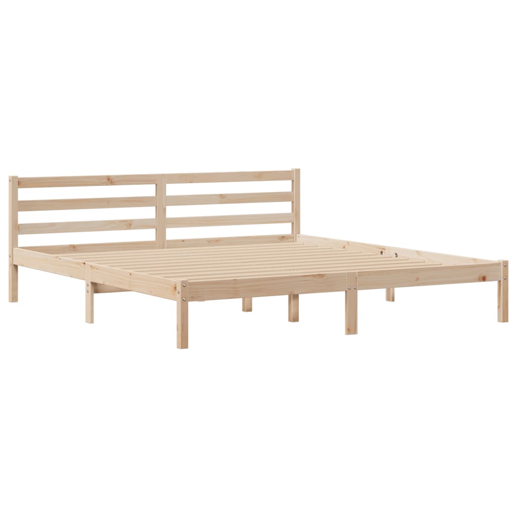 Bookcase Bed without Mattress 180x200 cm Super King Solid Wood Pine - Bargainia.com - 8721158607317 - 3321944
