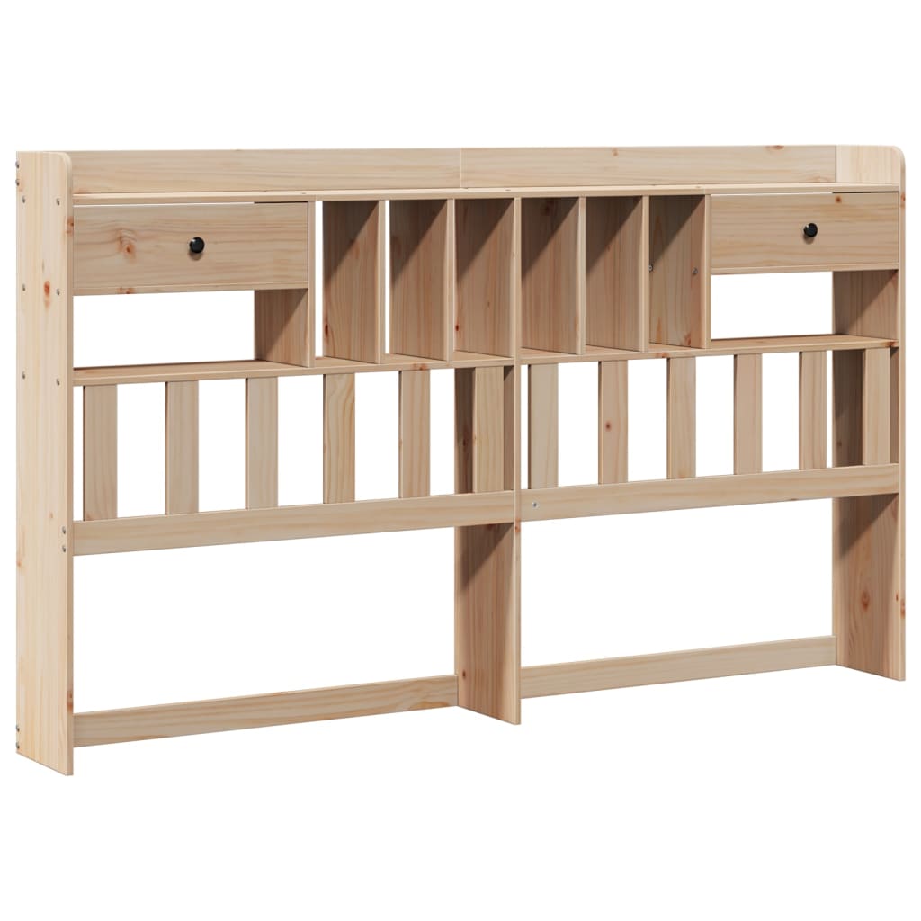 Bookcase Bed without Mattress 180x200 cm Super King Solid Wood Pine - Bargainia.com - 8721158607317 - 3321944