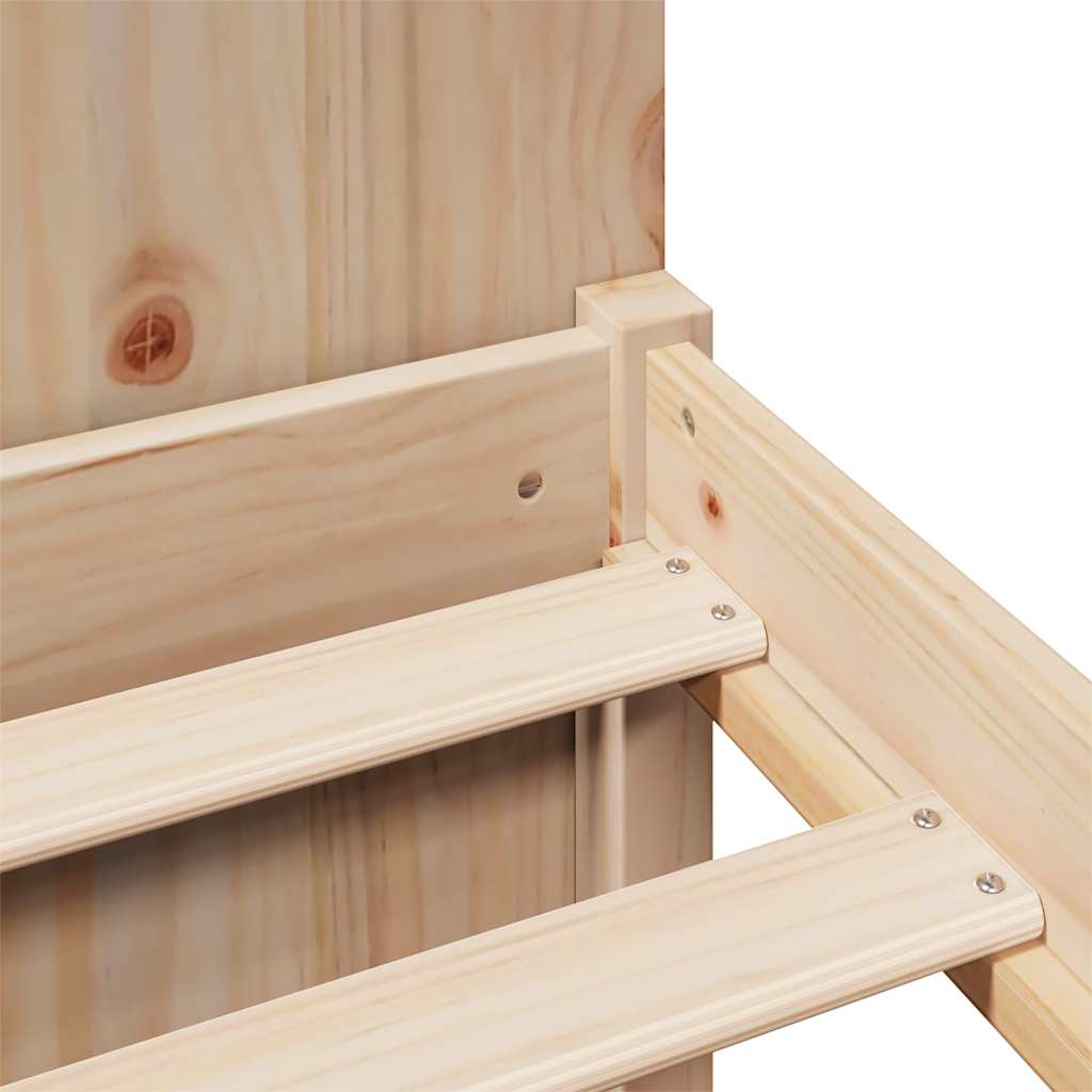 Bookcase Bed without Mattress 180x200cm Solid Wood Pine - Bargainia.com - 8721158610744 - 3322287