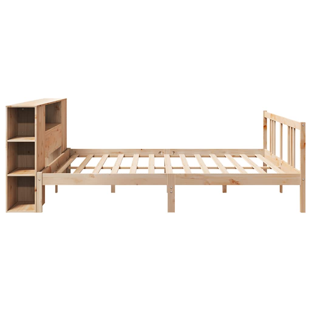 Bookcase Bed without Mattress 180x200cm Solid Wood Pine - Bargainia.com - 8721158610744 - 3322287