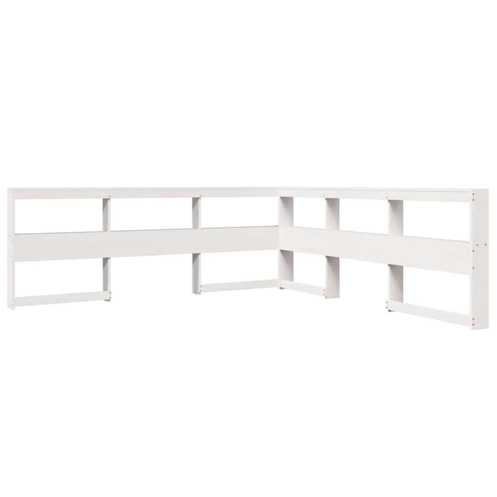 Bookcase Bed without Mattress White 180x200 cm Solid Wood Pine - Bargainia.com - 8721158645746 - 3324309
