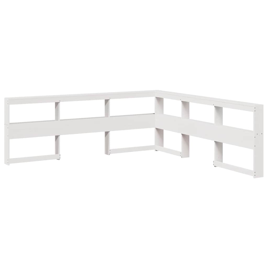Bookcase Bed without Mattress White 180x200 cm Solid Wood Pine - Bargainia.com - 8721158646125 - 3324347