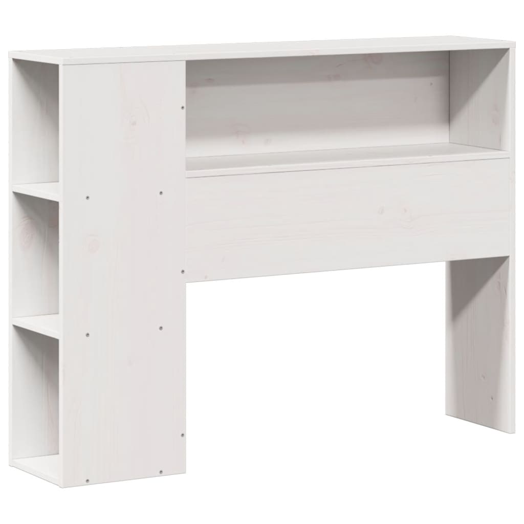 Bookcase Bed without Mattress White 75x190 cm Small Single Solid Wood - Bargainia.com - 8721158626936 - 3323906