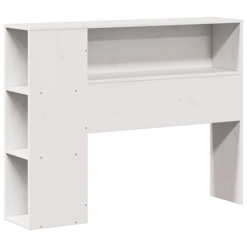 Bookcase Bed without Mattress White 90x190 cm Single Solid Wood Pine - Bargainia.com - 8721158603494 - 3321562