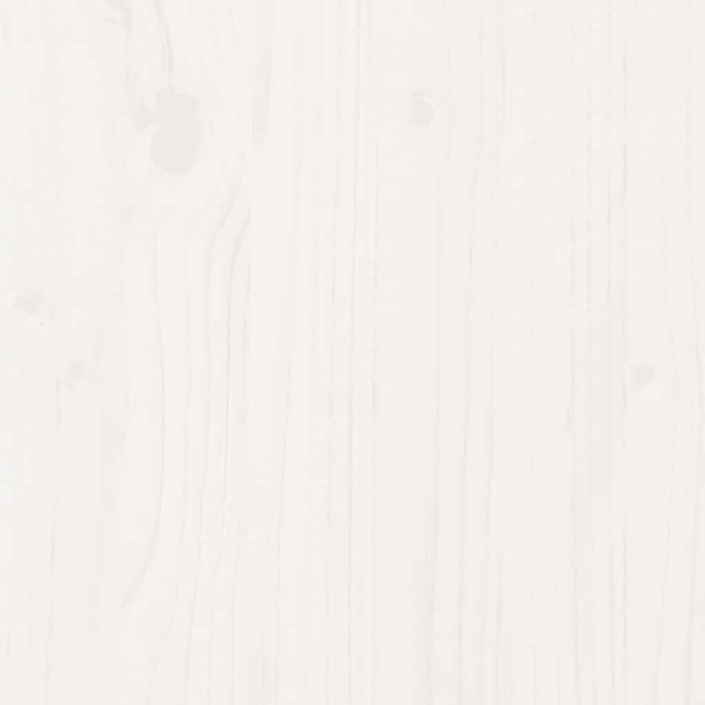 Bookcase Bed without Mattress White 90x200cm Solid Wood Pine - Bargainia.com - 8721158617545 - 3322967