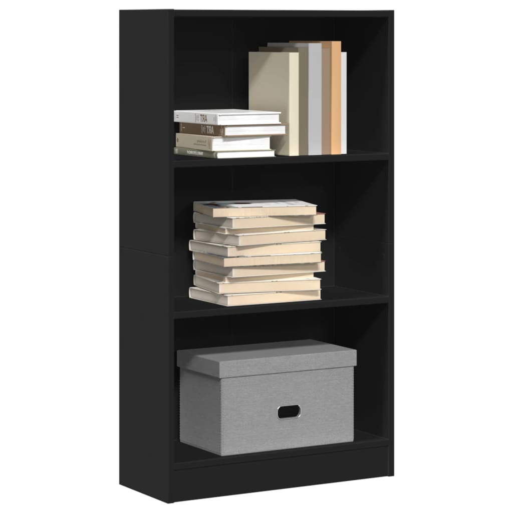 Bookcase Black 60x24x109 cm Engineered Wood - Bargainia.com - 8721158507129 - 857804