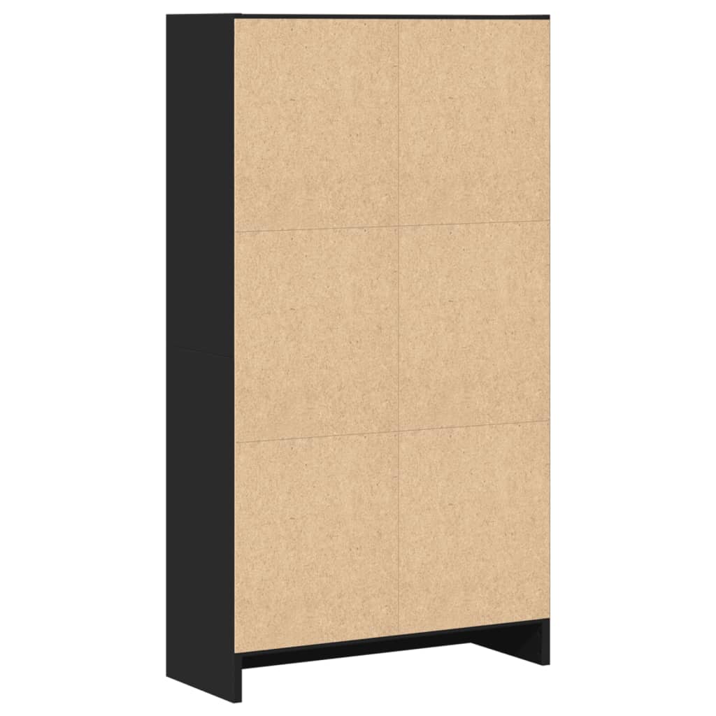 Bookcase Black 60x24x109 cm Engineered Wood - Bargainia.com - 8721158507129 - 857804