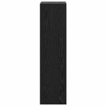 Bookcase Black oak 40 x 30 x 114 cm Engineered Wood - Bargainia.com - 