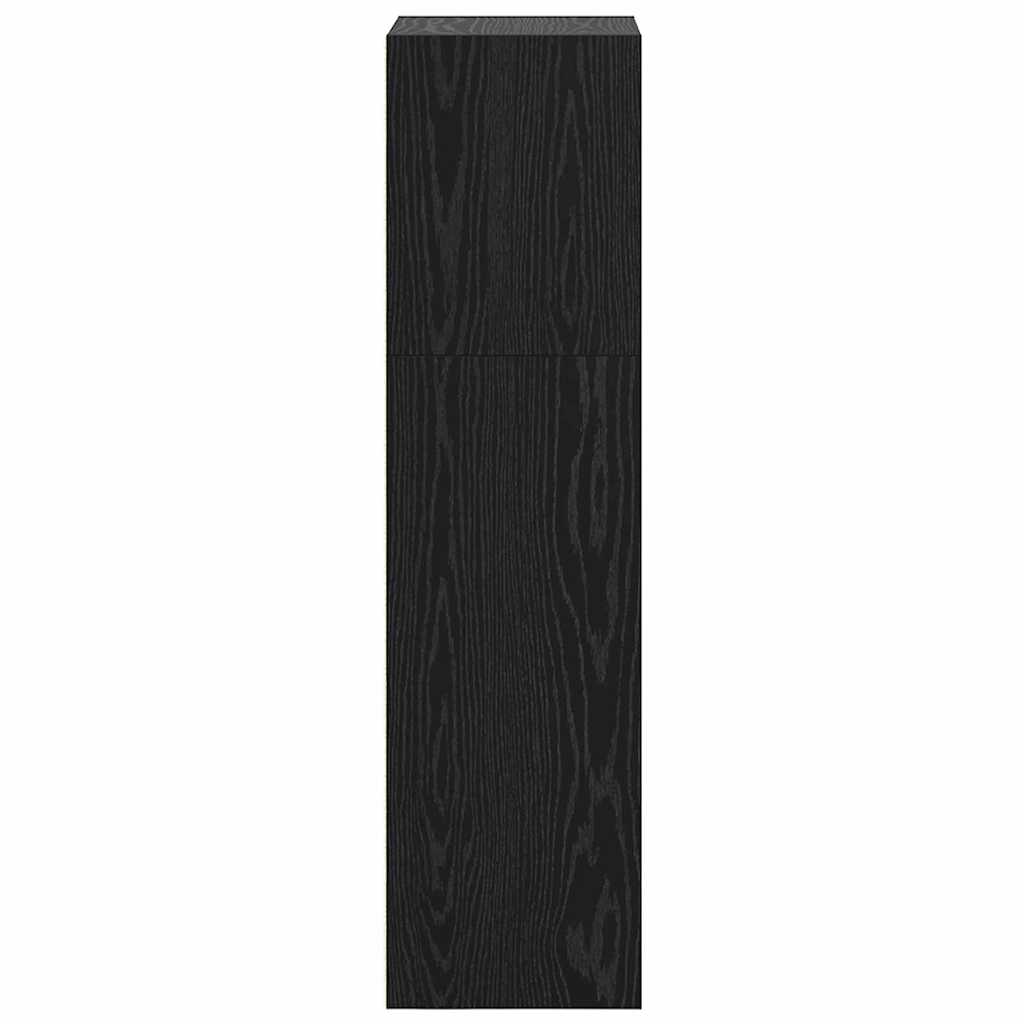 Bookcase Black oak 40 x 30 x 114 cm Engineered Wood - Bargainia.com - 