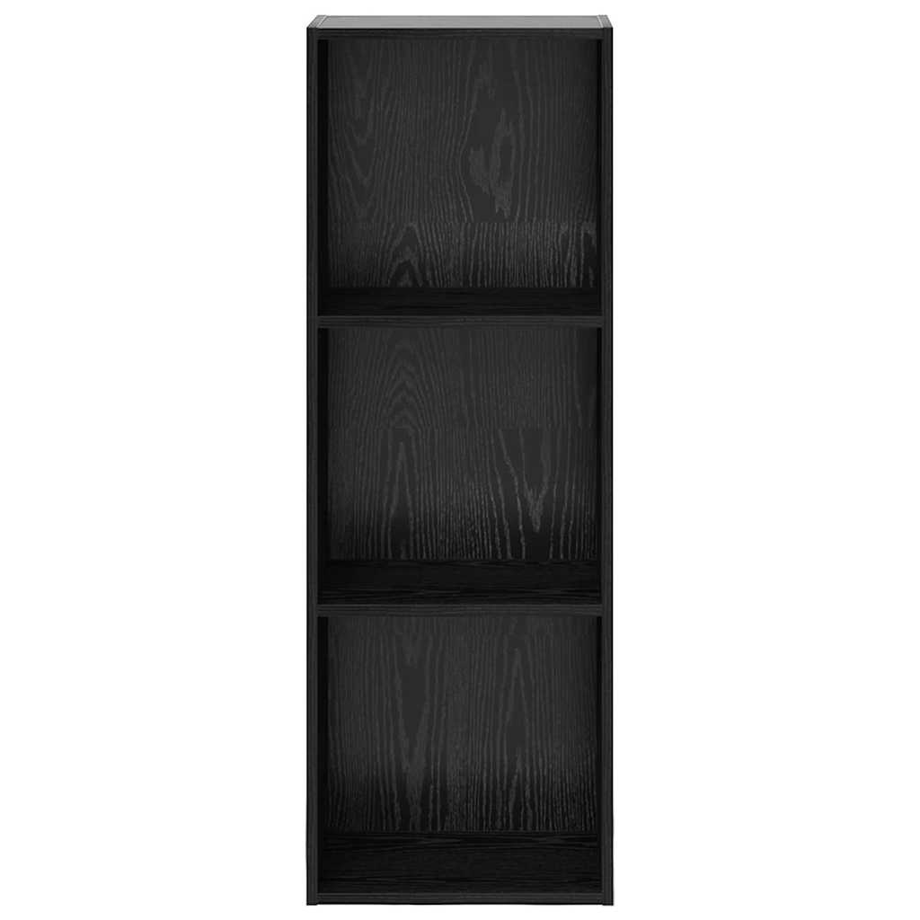 Bookcase Black oak 40 x 30 x 114 cm Engineered Wood - Bargainia.com - 