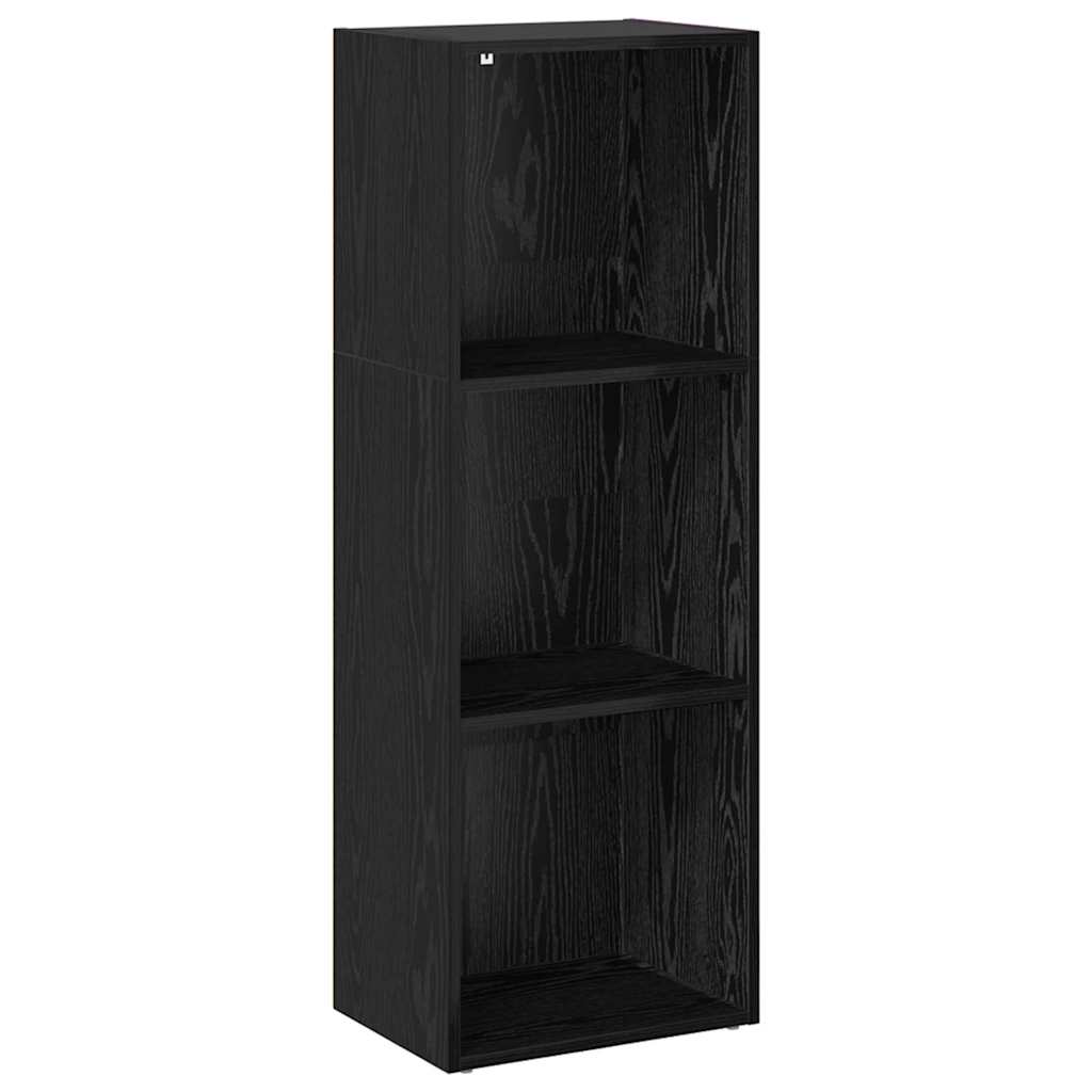Bookcase Black oak 40 x 30 x 114 cm Engineered Wood - Bargainia.com - 