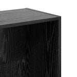 Bookcase Black oak 40 x 30 x 114 cm Engineered Wood - Bargainia.com - 