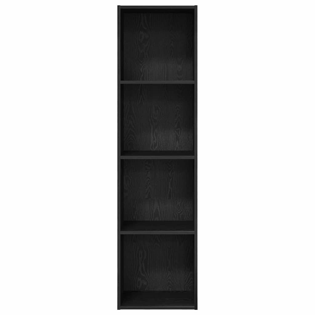 Bookcase Black oak 40 x 30 x 152 cm Engineered Wood - Bargainia.com - 