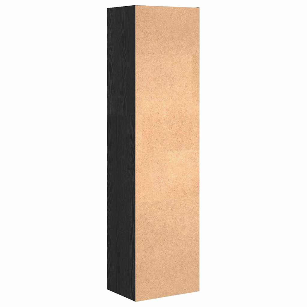 Bookcase Black oak 40 x 30 x 152 cm Engineered Wood - Bargainia.com - 