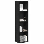 Bookcase Black oak 40 x 30 x 152 cm Engineered Wood - Bargainia.com - 
