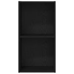 Bookcase Black oak 40 x 30 x 77 cm Engineered Wood - Bargainia.com - 