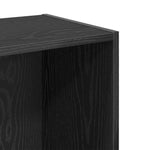 Bookcase Black oak 40 x 30 x 77 cm Engineered Wood - Bargainia.com - 