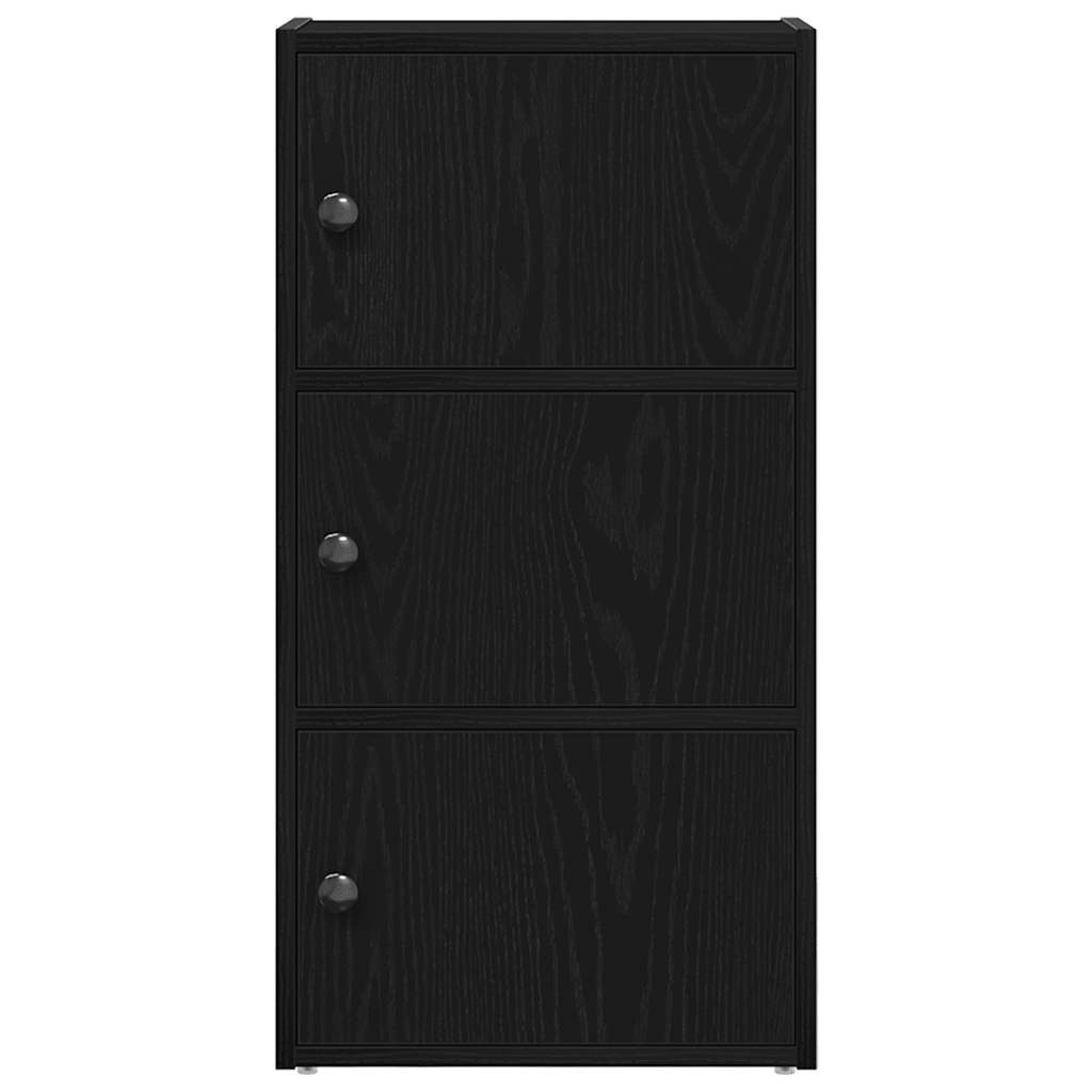 Bookcase Black Oak 40x24x77 cm Engineered Wood - Bargainia.com - 8721158664785 - 860365