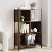 Bookcase Brown Oak 72x28x109 cm Engineered Wood - Bargainia.com - 8721012339385 - 838887