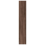 Bookcase Brown Oak 80x24x143 cm Engineered Wood - Bargainia.com - 