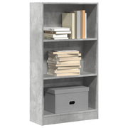 Bookcase Concrete Grey 60x24x109 cm Engineered Wood - Bargainia.com - 8721158507143 - 857806