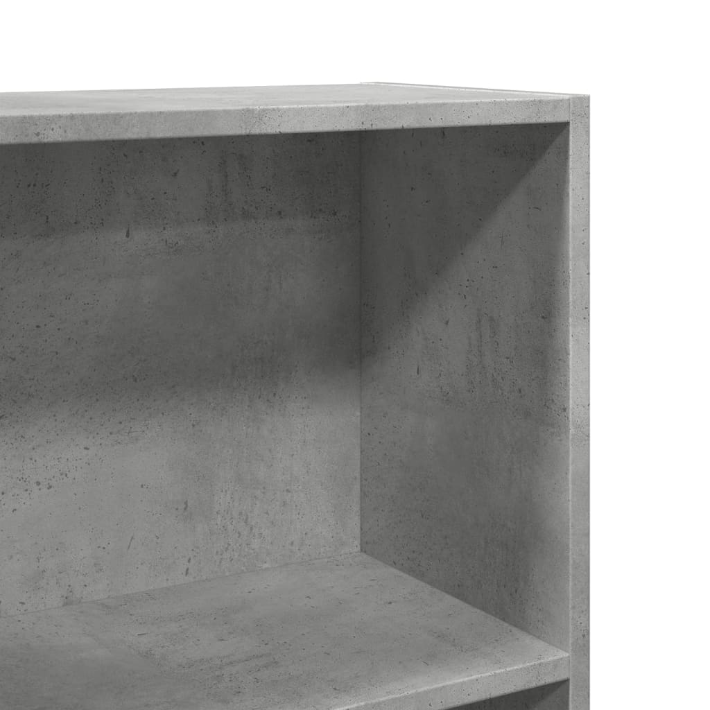 Bookcase Concrete Grey 60x24x109 cm Engineered Wood - Bargainia.com - 8721158507143 - 857806