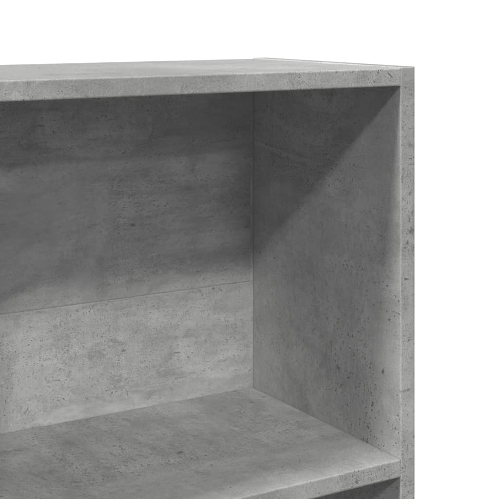Bookcase Concrete Grey 60x24x143 cm Engineered Wood - Bargainia.com - 8721158507235 - 857815