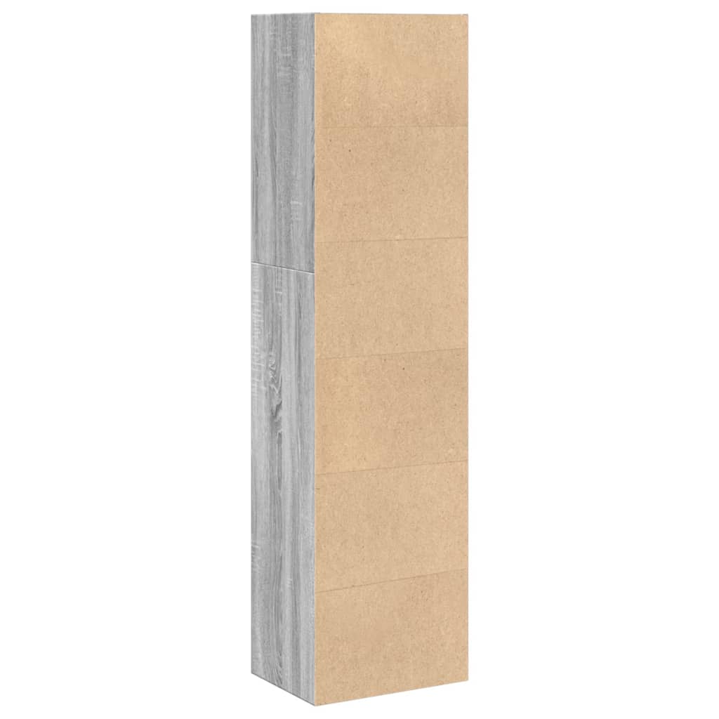 Bookcase Grey Sonoma 40x30x152 cm Engineered Wood - Bargainia.com - 8721158507891 - 857881