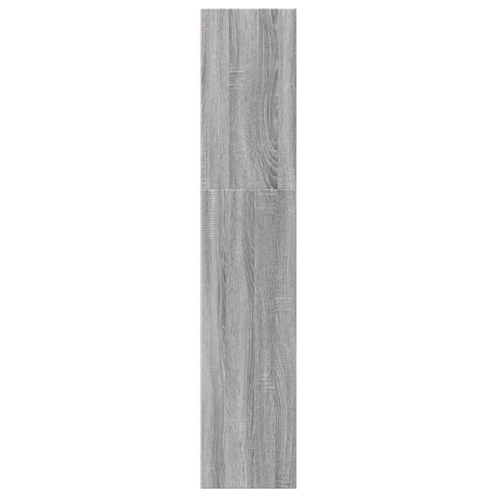 Bookcase Grey Sonoma 40x30x152 cm Engineered Wood - Bargainia.com - 