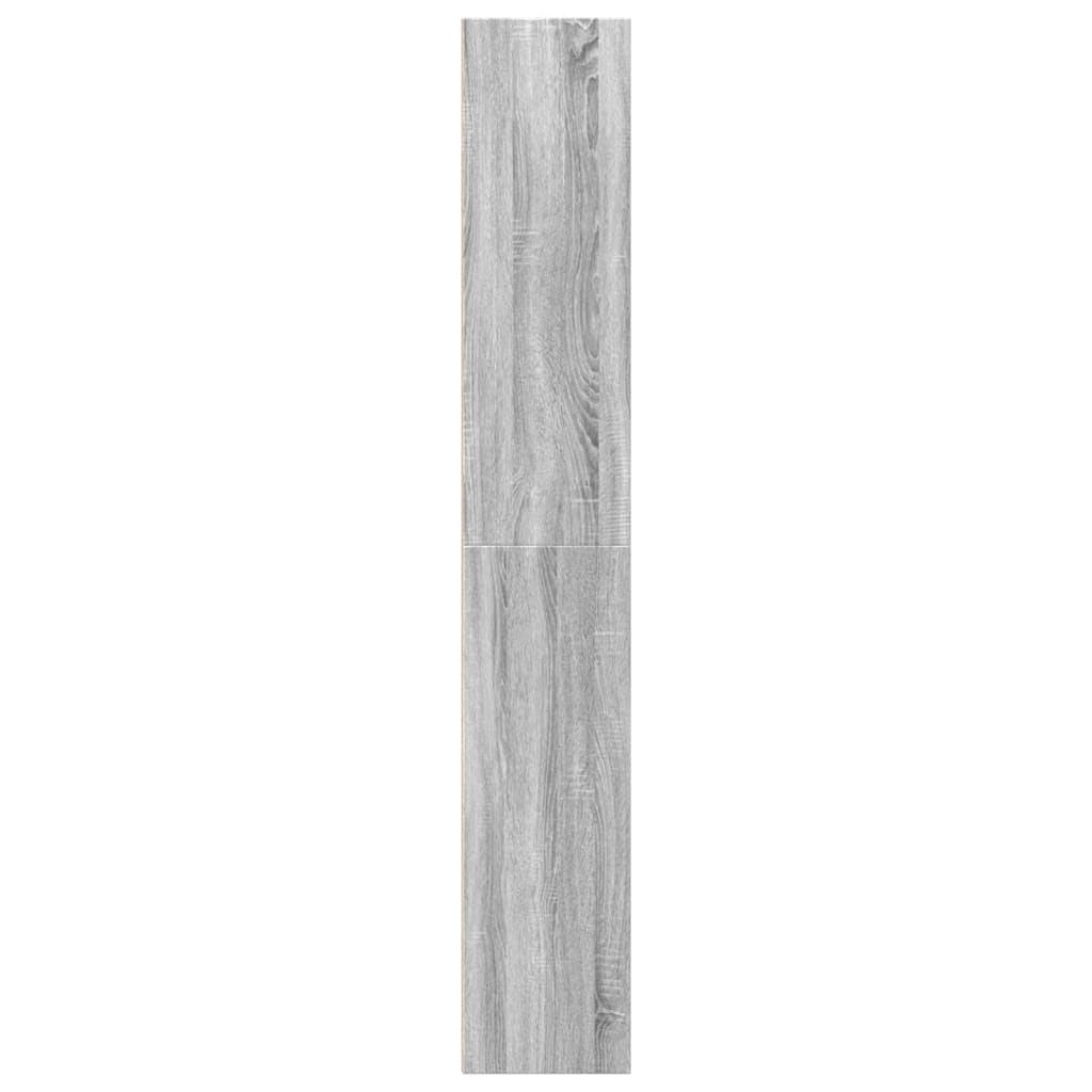 Bookcase Grey Sonoma 40x30x189 cm Engineered Wood - Bargainia.com - 