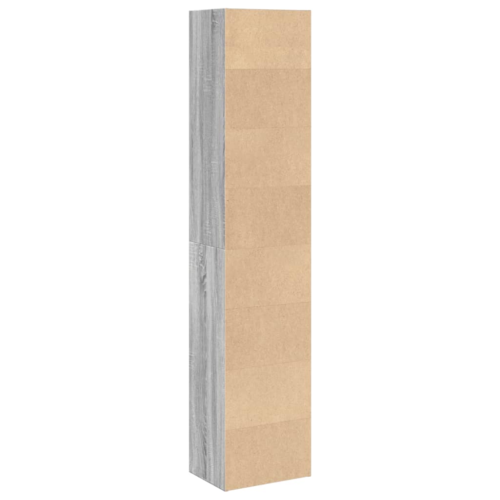 Bookcase Grey Sonoma 40x30x189 cm Engineered Wood - Bargainia.com - 8721158507983 - 857890