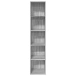 Bookcase Grey Sonoma 40x30x189 cm Engineered Wood - Bargainia.com - 