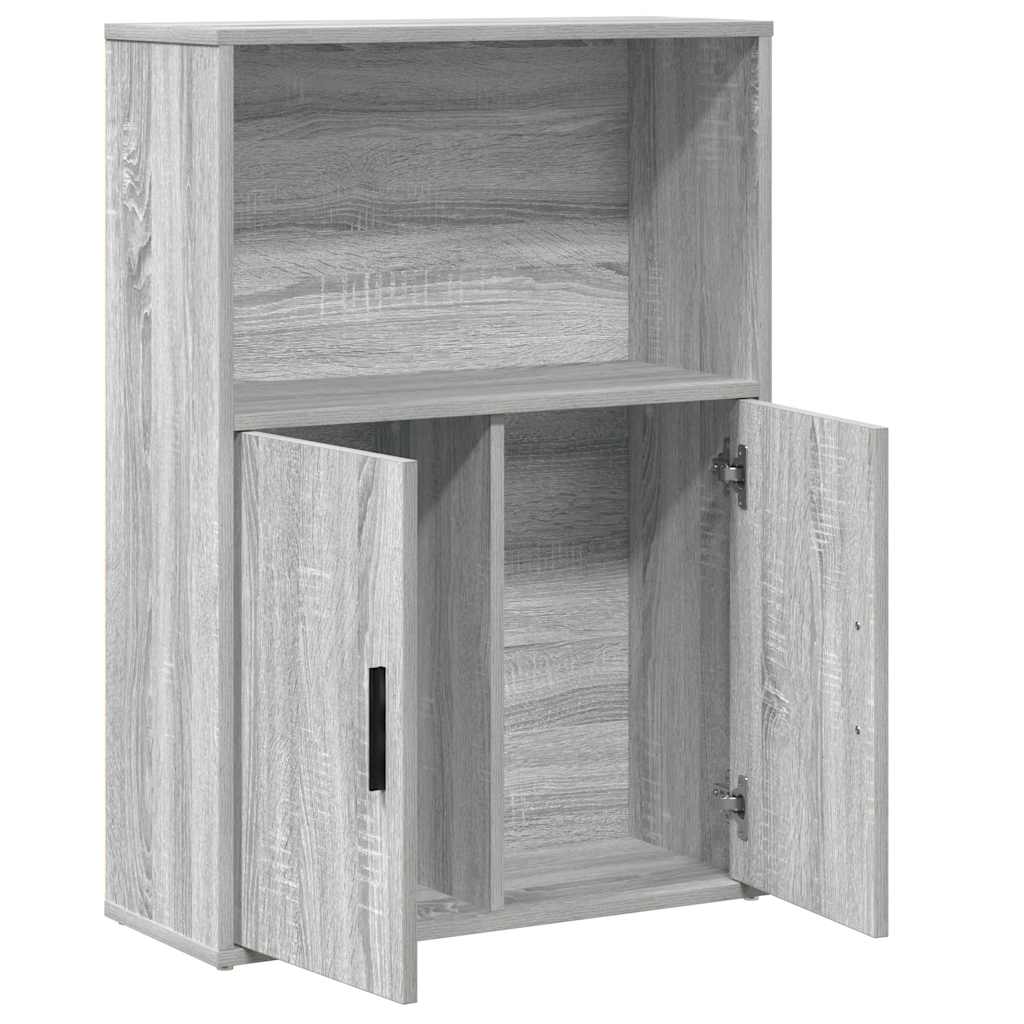 Bookcase Grey Sonoma 60x24x85 cm Engineered Wood - Bargainia.com - 8721158665270 - 860414
