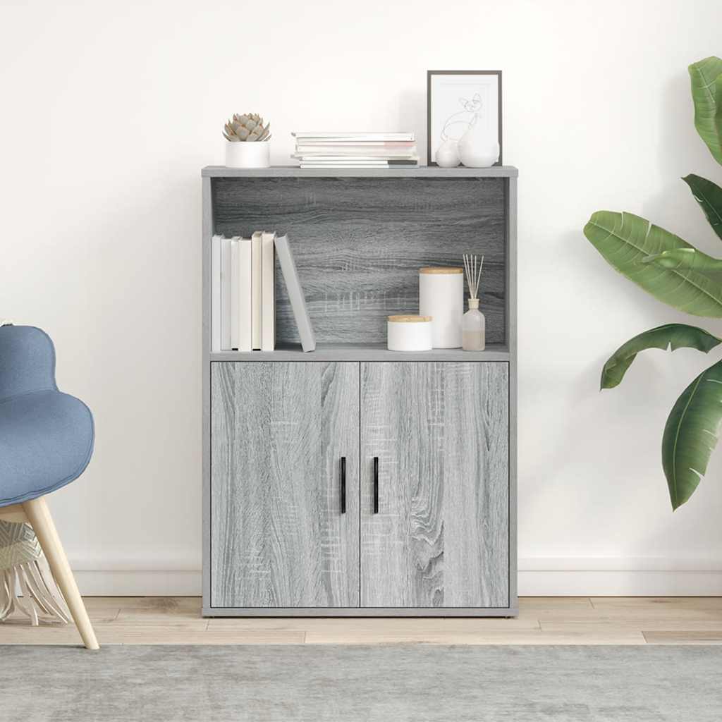 Bookcase Grey Sonoma 60x24x85 cm Engineered Wood - Bargainia.com - 8721158665270 - 860414