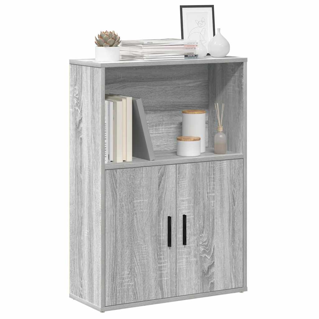 Bookcase Grey Sonoma 60x24x85 cm Engineered Wood - Bargainia.com - 8721158665270 - 860414