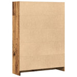 Bookcase Old Wood 80x24x109 cm Engineered Wood - Bargainia.com - 