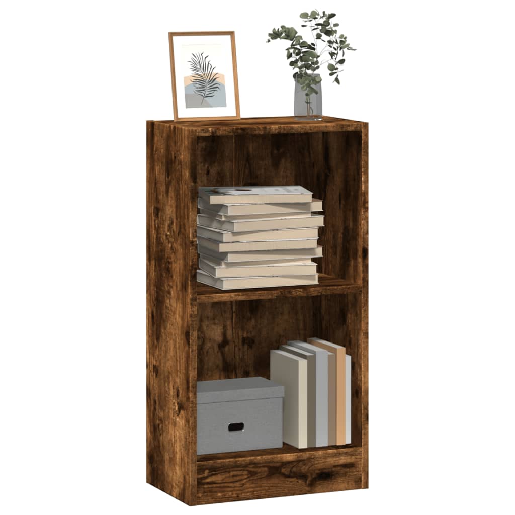 Bookcase Smoked Oak 40x24x76 cm Engineered Wood - Bargainia.com - 8721158506795 - 857769
