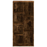Bookcase Smoked Oak 50x25x105 cm Engineered Wood - Bargainia.com - 