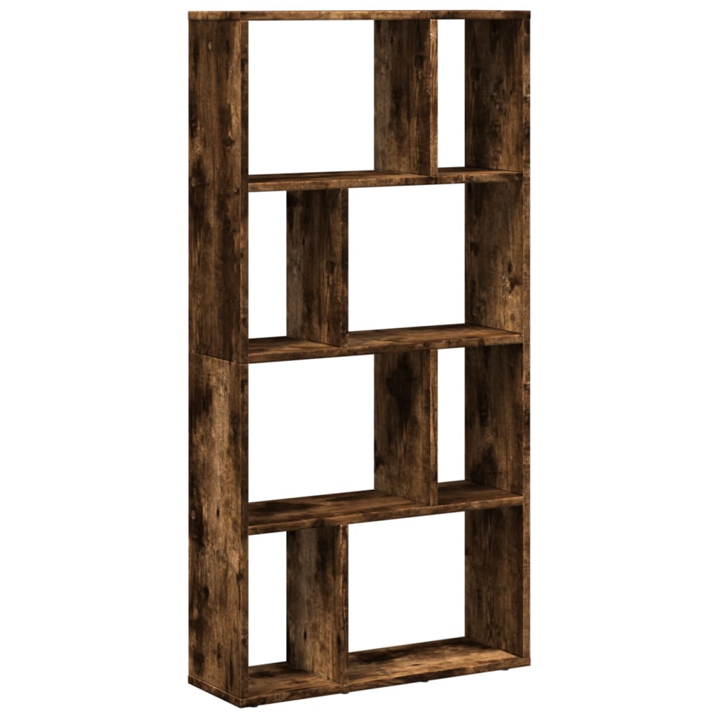 Bookcase Smoked Oak 60x20x120 cm Engineered Wood - Bargainia.com - 8721158501929 - 858151