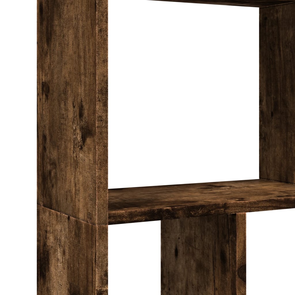 Bookcase Smoked Oak 60x20x120 cm Engineered Wood - Bargainia.com - 8721158501929 - 858151