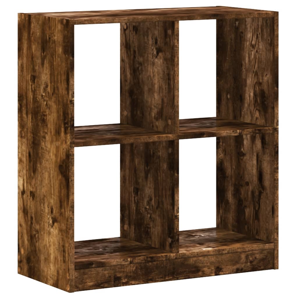 Bookcase Smoked Oak 68.5x32x75 cm Engineered Wood - Bargainia.com - 8721102950681 - 852811