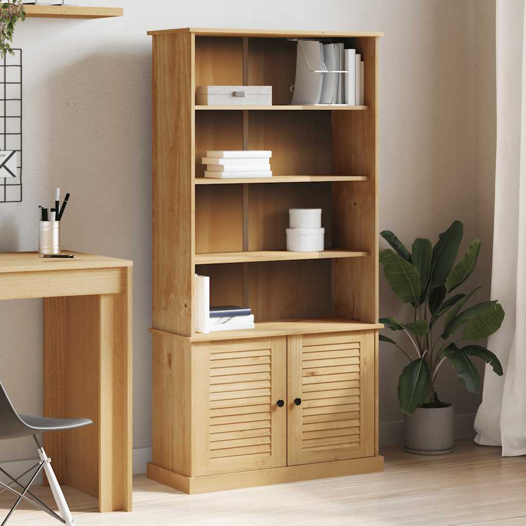 Bookcase VIGO 85x35x170 cm Solid Wood Pine - Bargainia.com - 8720845846107 - 353196