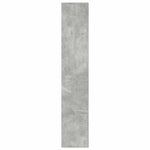 Bookcases 2 pcs Stackable Concrete Grey 30x30x80 cm Engineered Wood - Bargainia.com - 
