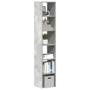 Bookcases 2 pcs Stackable Concrete Grey 30x30x80 cm Engineered Wood - Bargainia.com - 8721158576897 - 858810