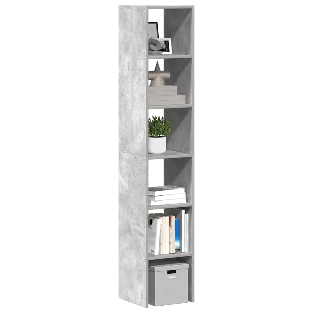 Bookcases 2 pcs Stackable Concrete Grey 30x30x80 cm Engineered Wood - Bargainia.com - 8721158576897 - 858810