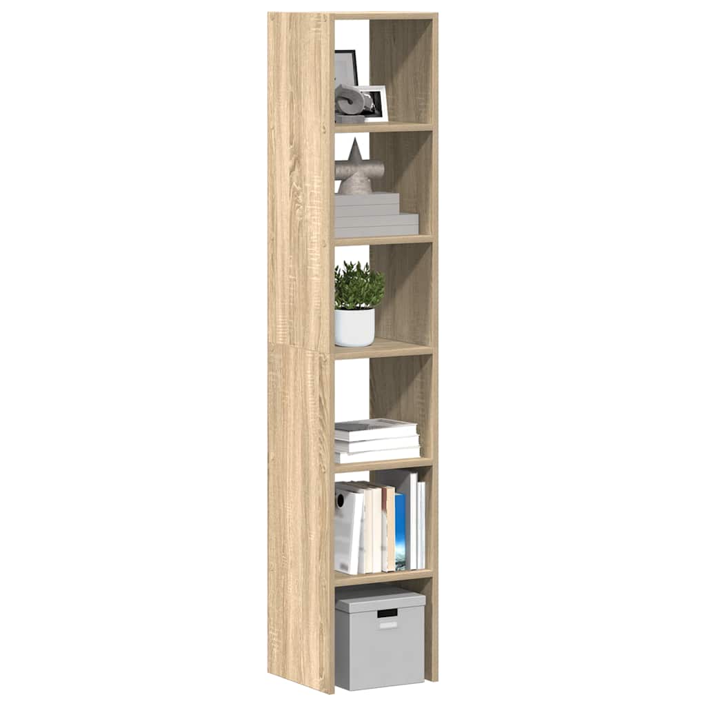 Bookcases 2 pcs Stackable Sonoma Oak 30x30x80 cm Engineered Wood - Bargainia.com - 8721158576873 - 858808
