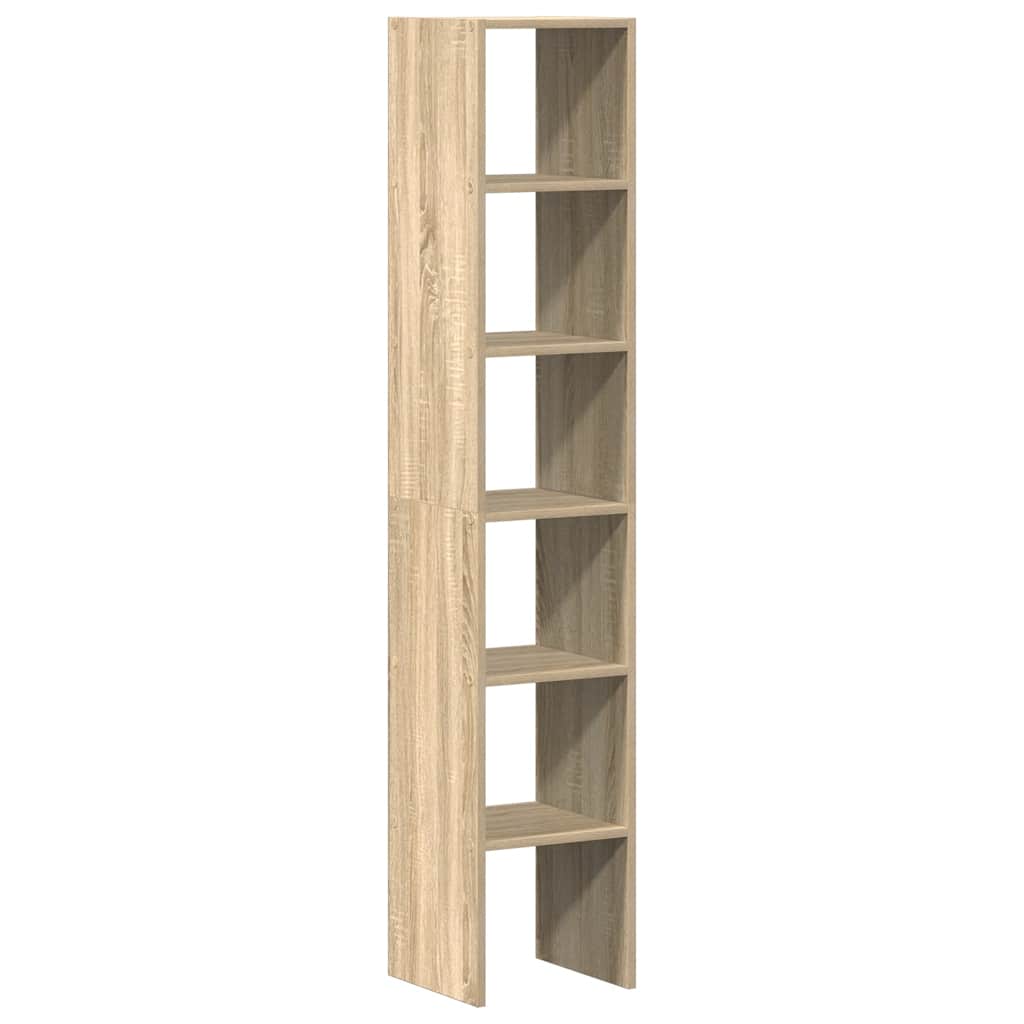Bookcases 2 pcs Stackable Sonoma Oak 30x30x80 cm Engineered Wood - Bargainia.com - 8721158576873 - 858808