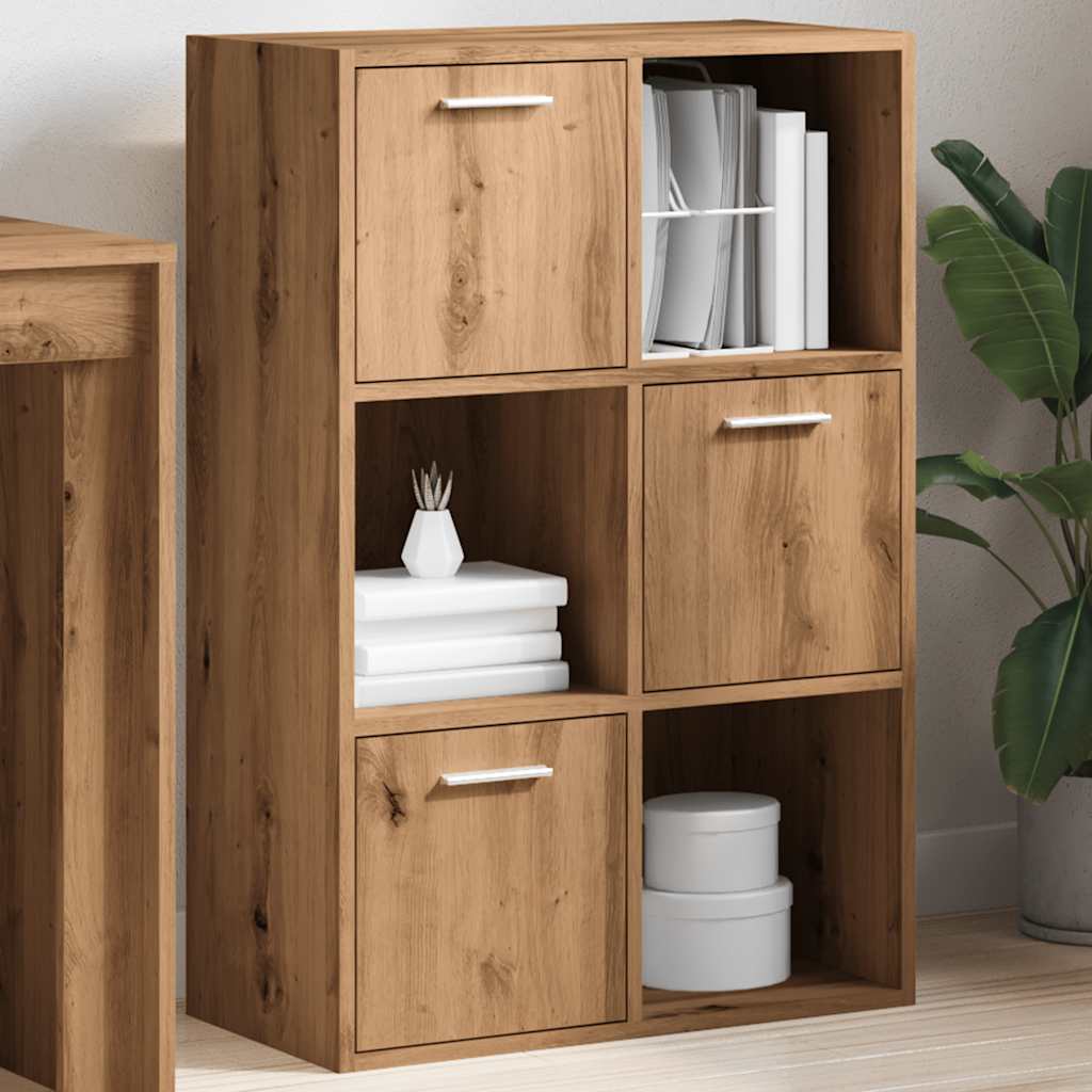 Bookshelf Artisan Oak 60.5x30x90 cm Engineered Wood - Bargainia.com - 8721158435064 - 855971