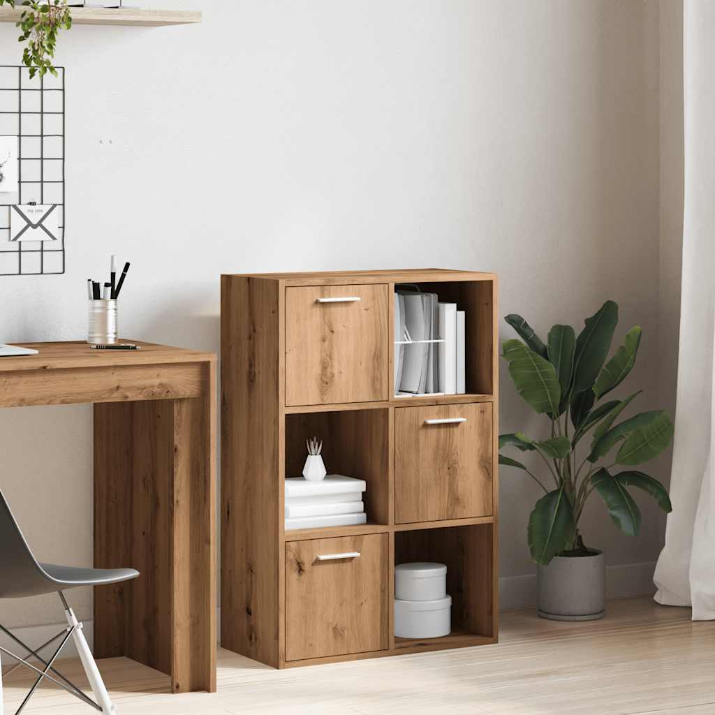 Bookshelf Artisan Oak 60.5x30x90 cm Engineered Wood - Bargainia.com - 8721158435064 - 855971